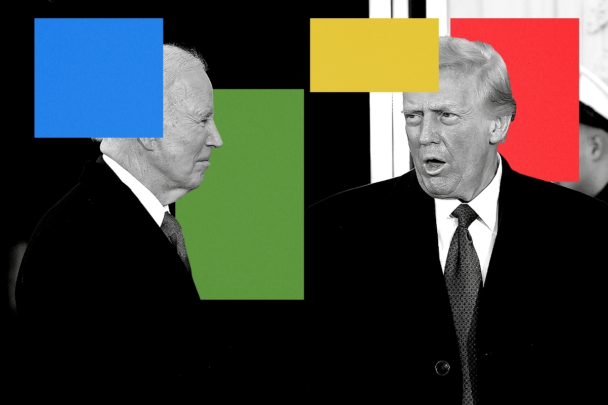 Joe Biden and Donald Trump.