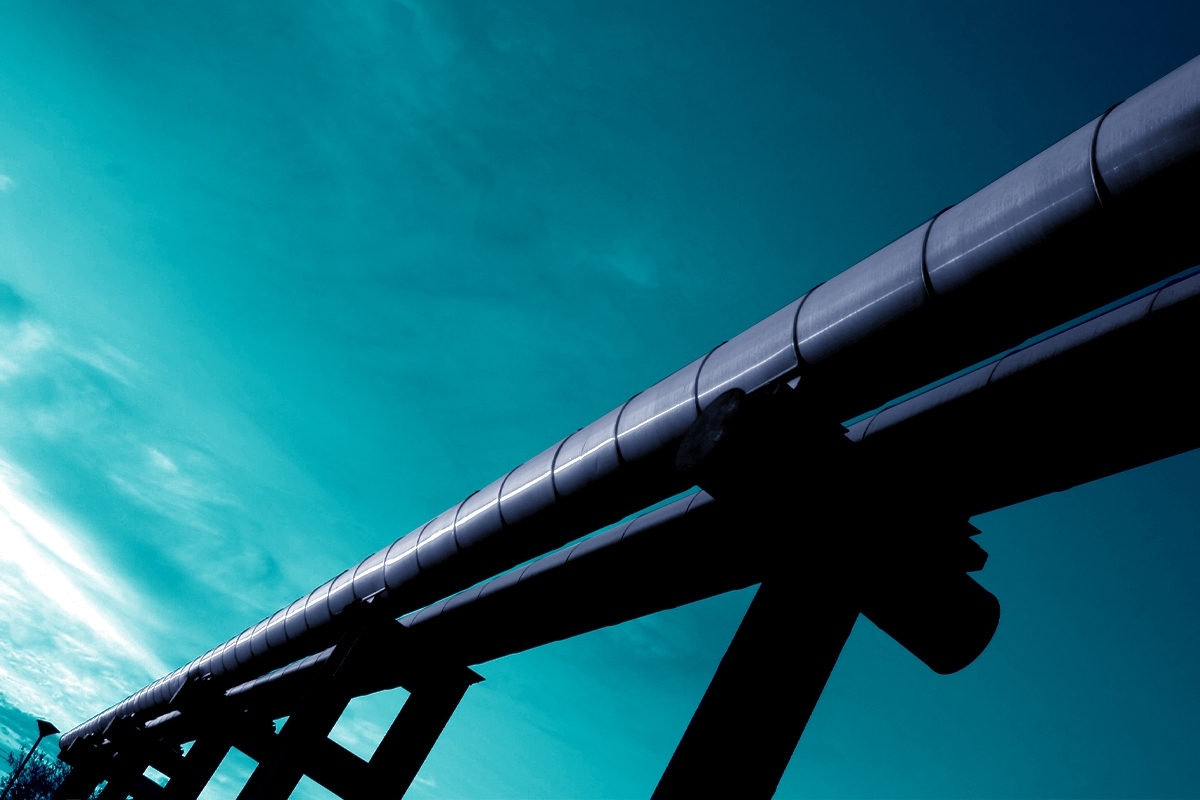 An LNG pipeline.