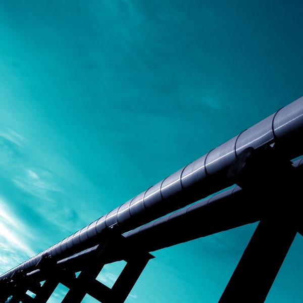 An LNG pipeline.