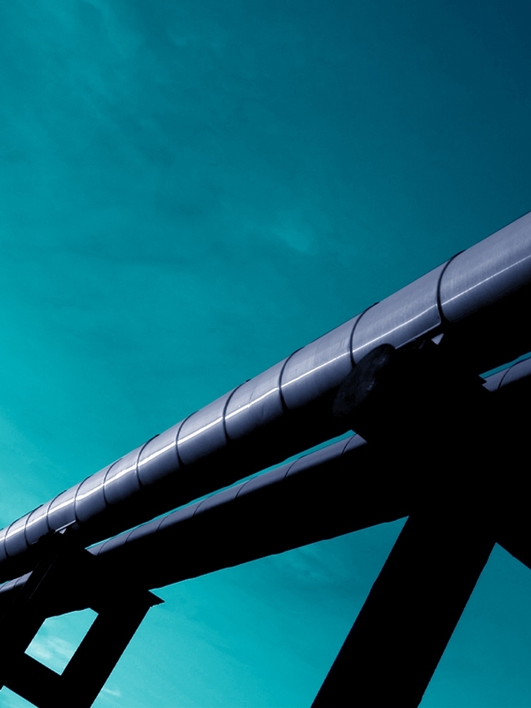 An LNG pipeline.