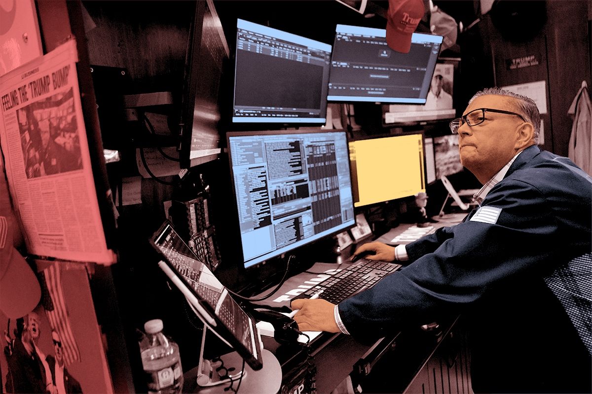 A Wall Street trader.