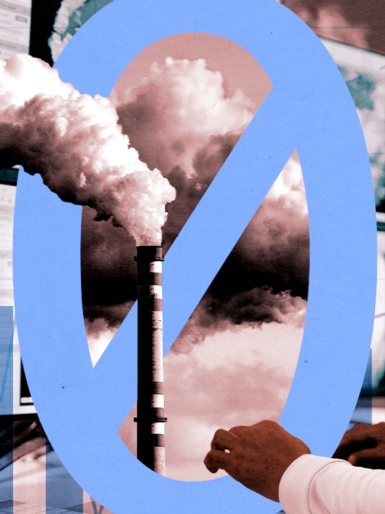 A scientist and pollution.