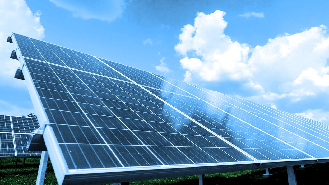 Solar panels.