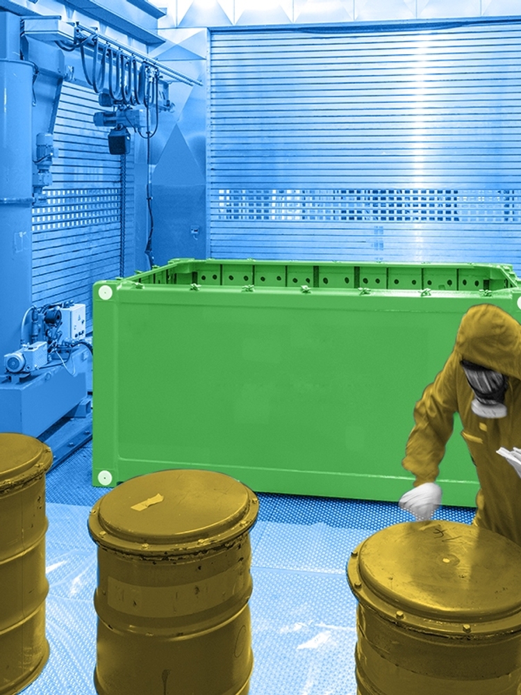 Plutonium storage.