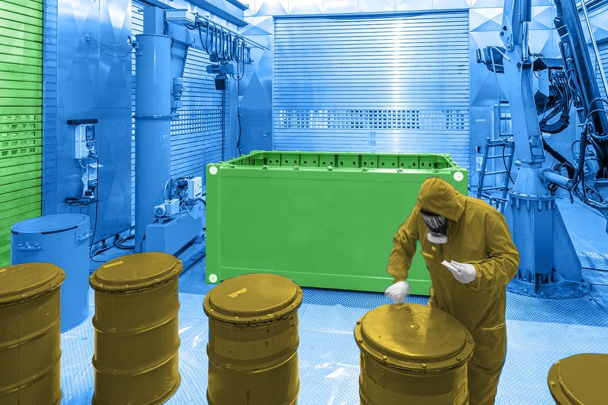 Plutonium storage.