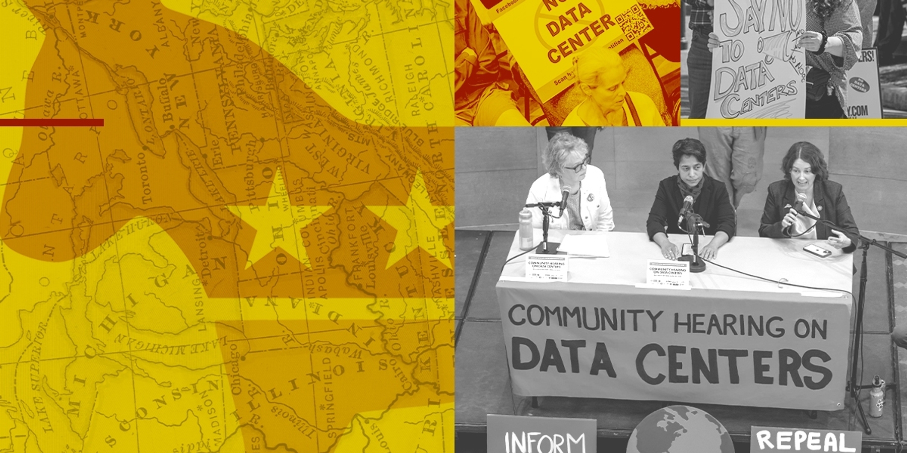 Data center protests.
