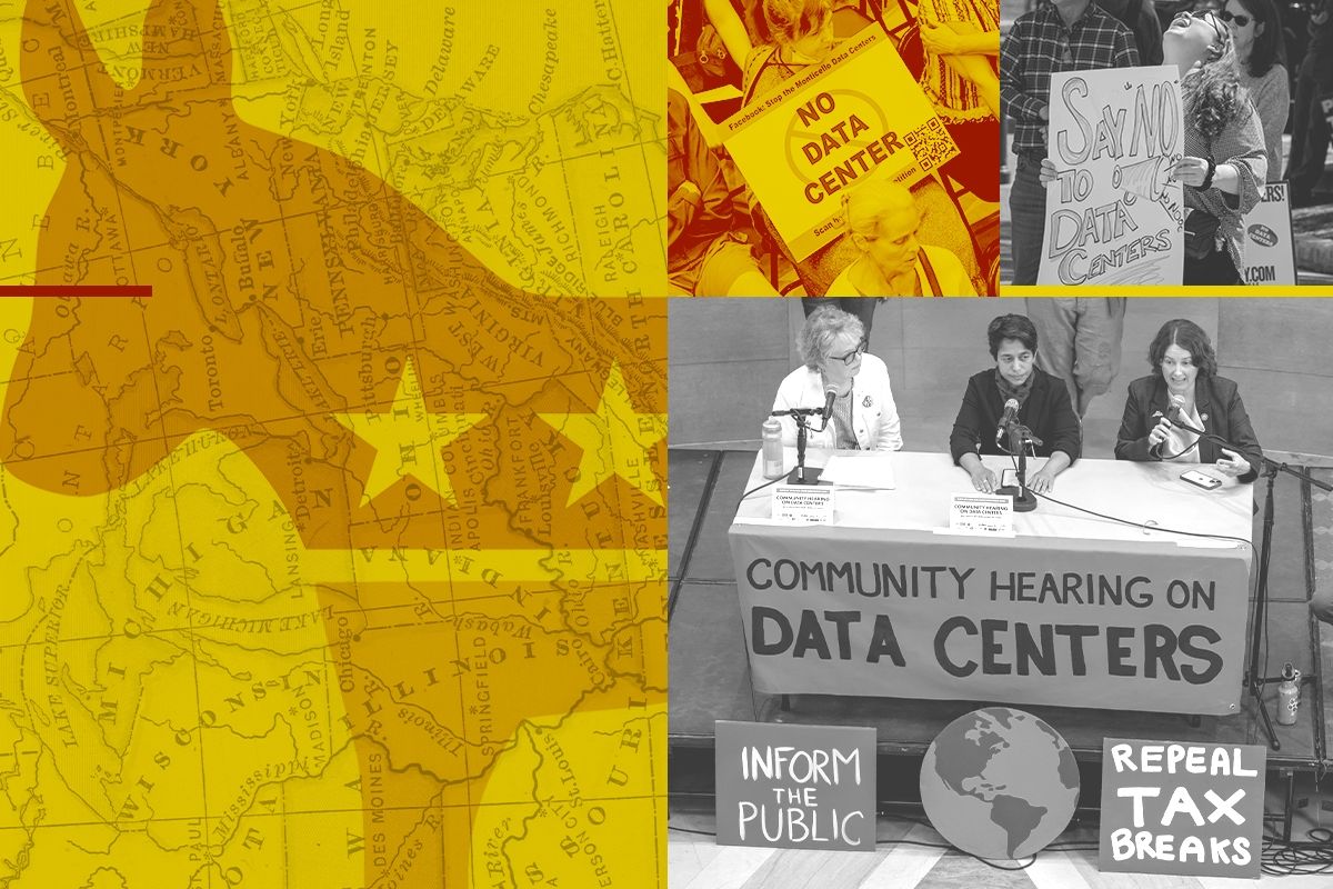 Data center protests.