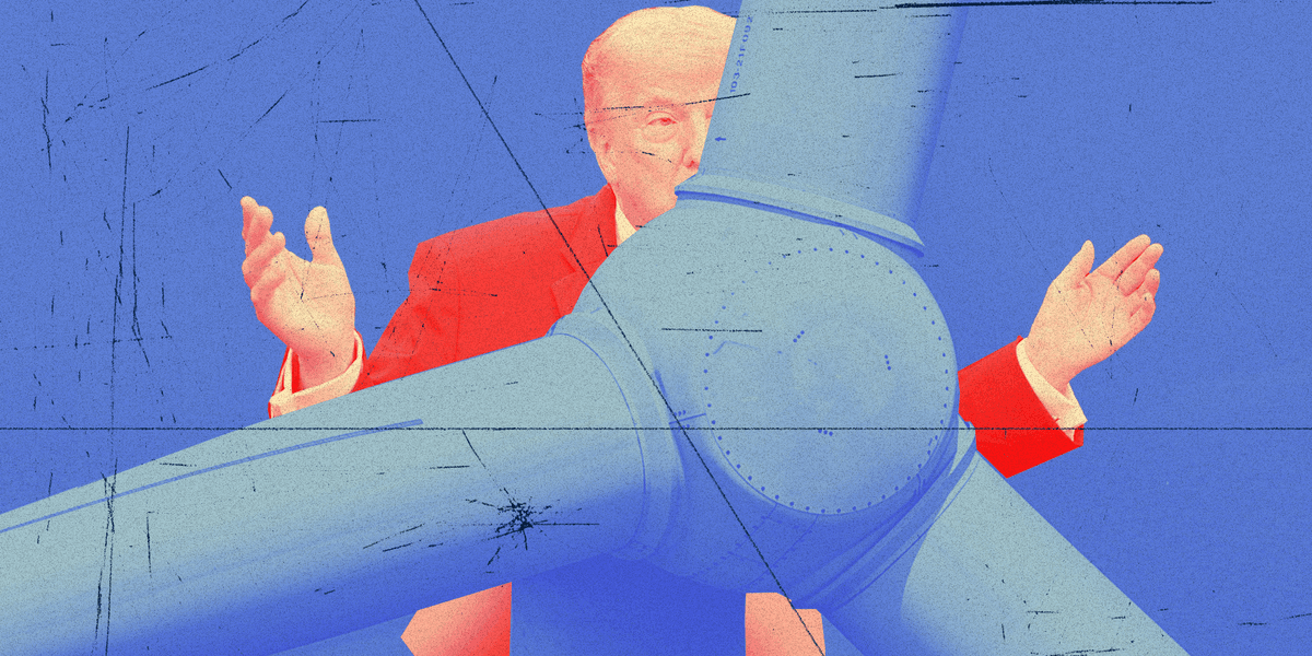 Trump Concedes a Battle in His War Against Wind Energy