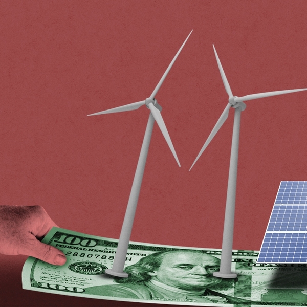 Pulling the financial rug from wind and solar power.