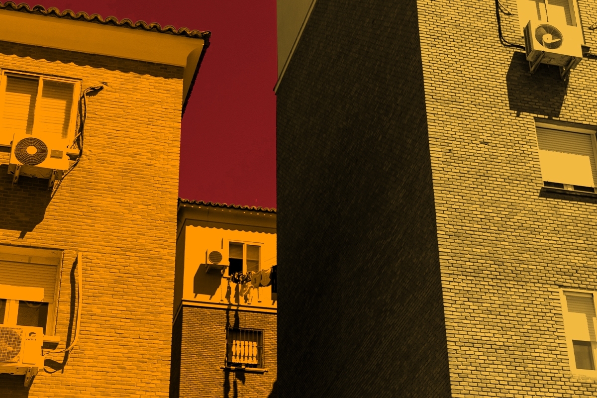 Air conditioners in Spain.