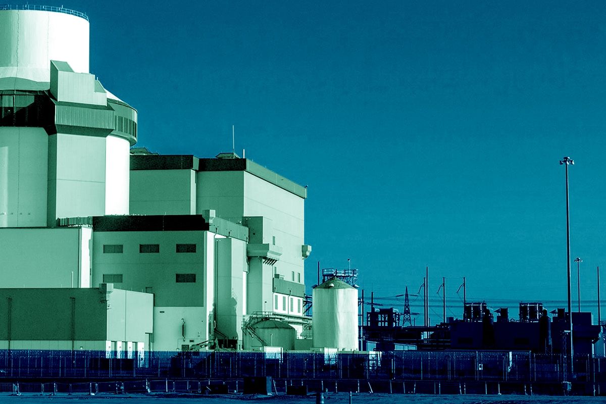 A nuclear reactor.
