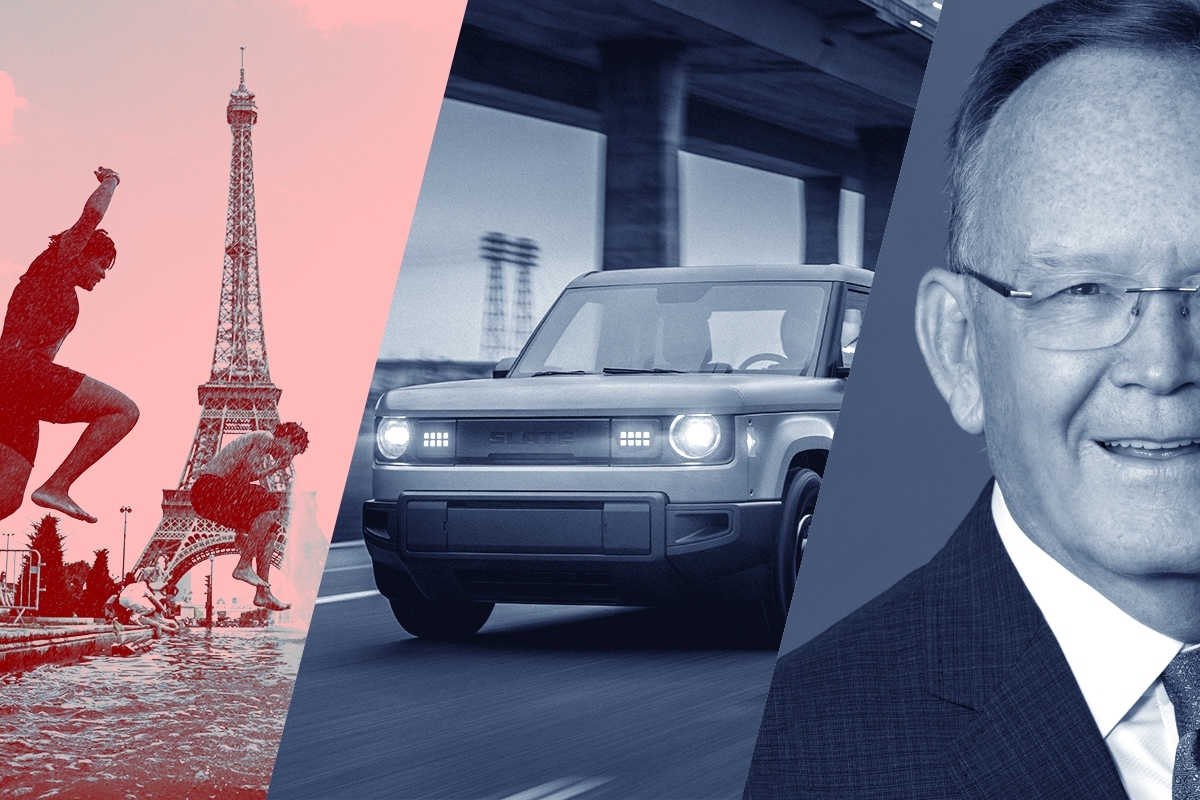 Paris, a Slate, and J. Stuart Adams.