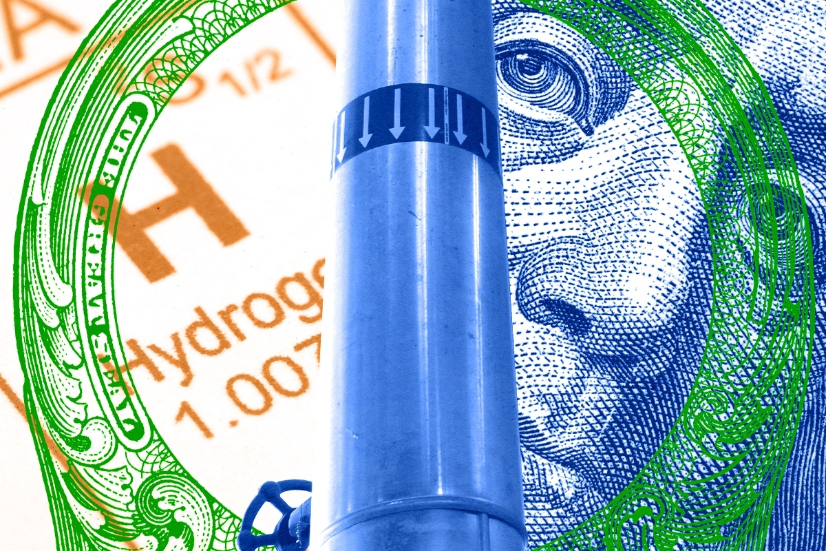 Hydrogen and money.