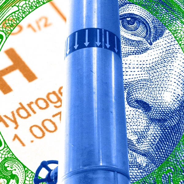 Hydrogen and money.