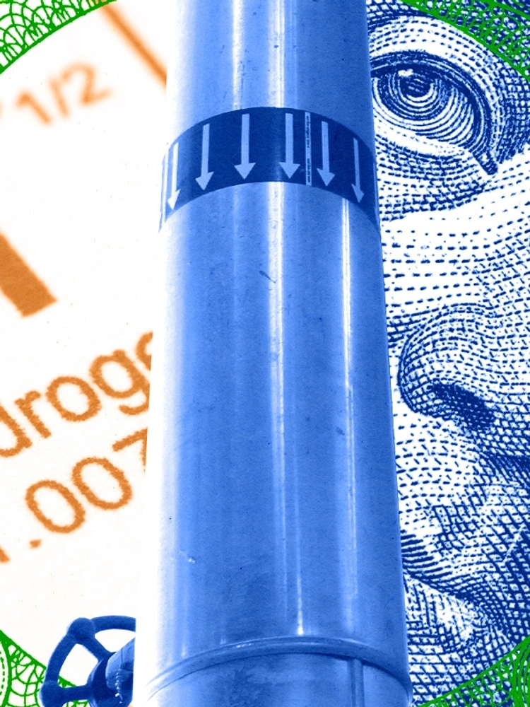 Hydrogen and money.