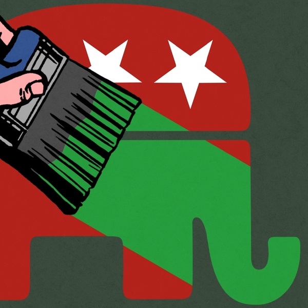 Painting an elephant.