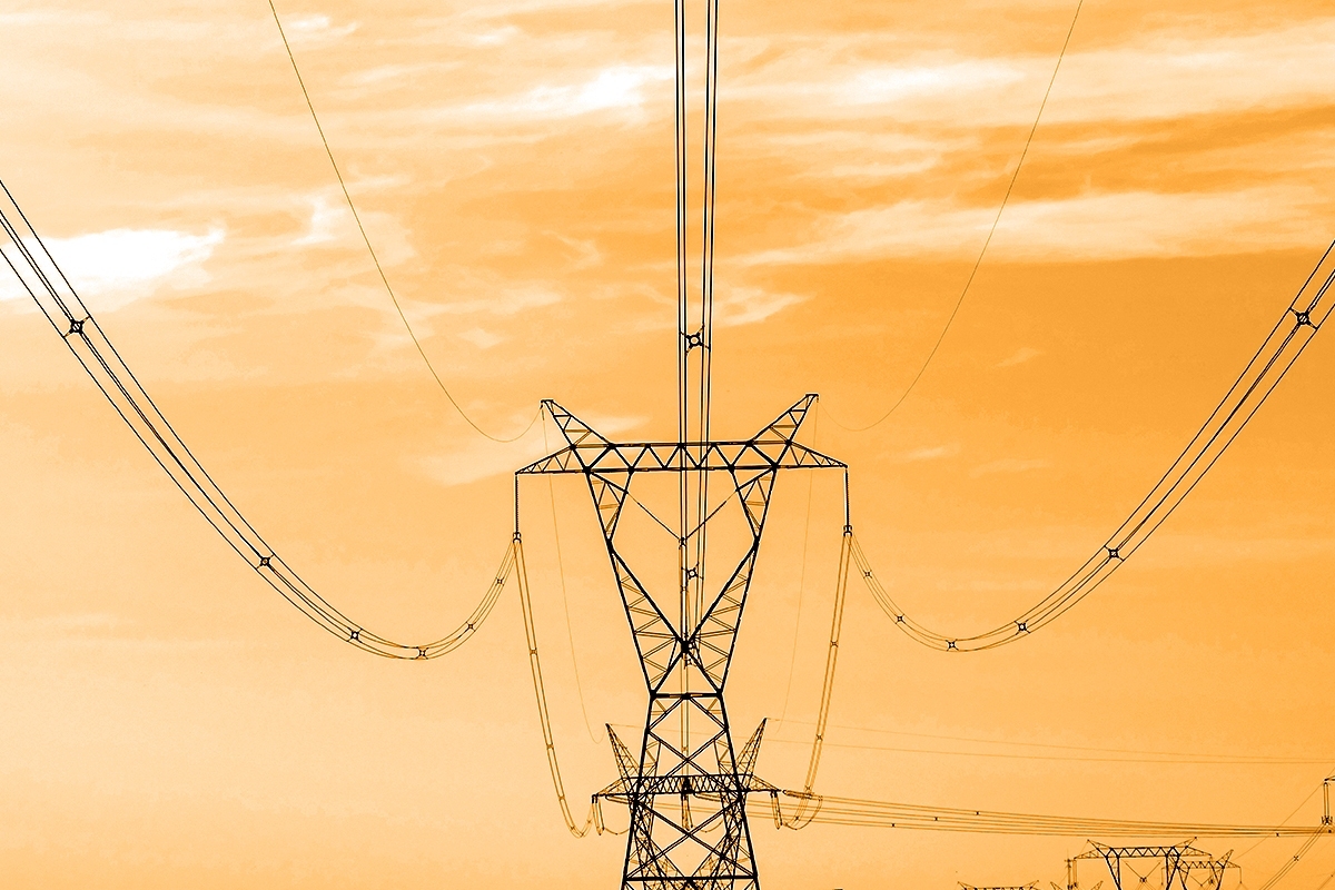 Power lines.