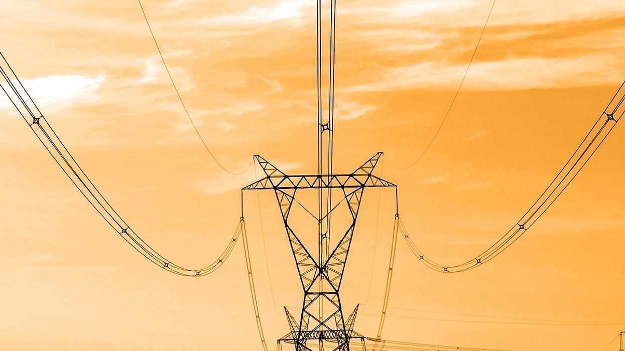 Power lines.