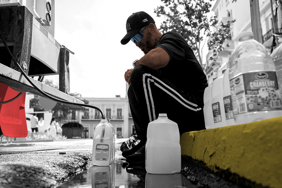 The Puerto Rico water shortage.
