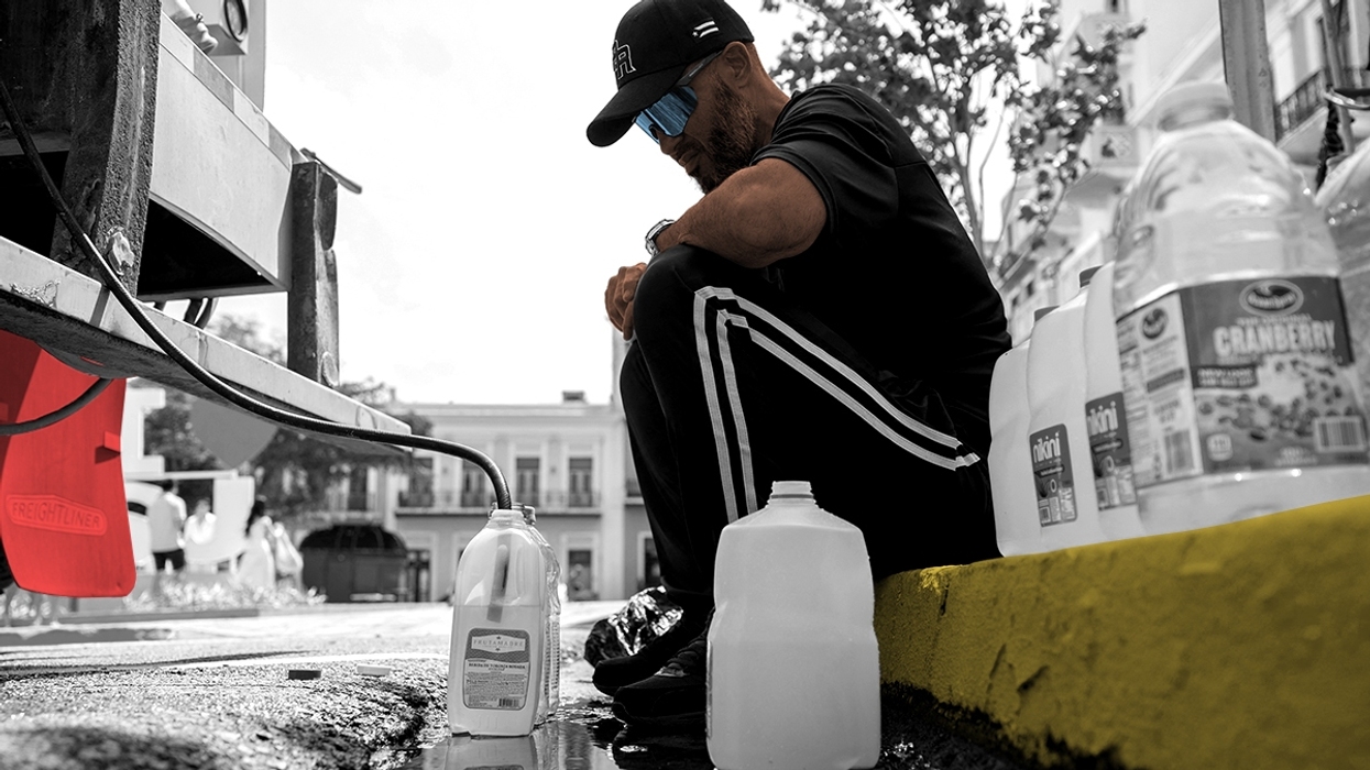 The Puerto Rico water shortage.