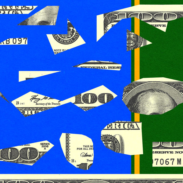 Hundred dollar bills.