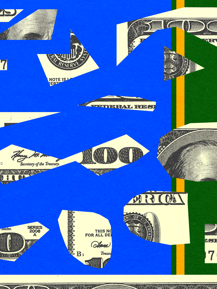 Hundred dollar bills.