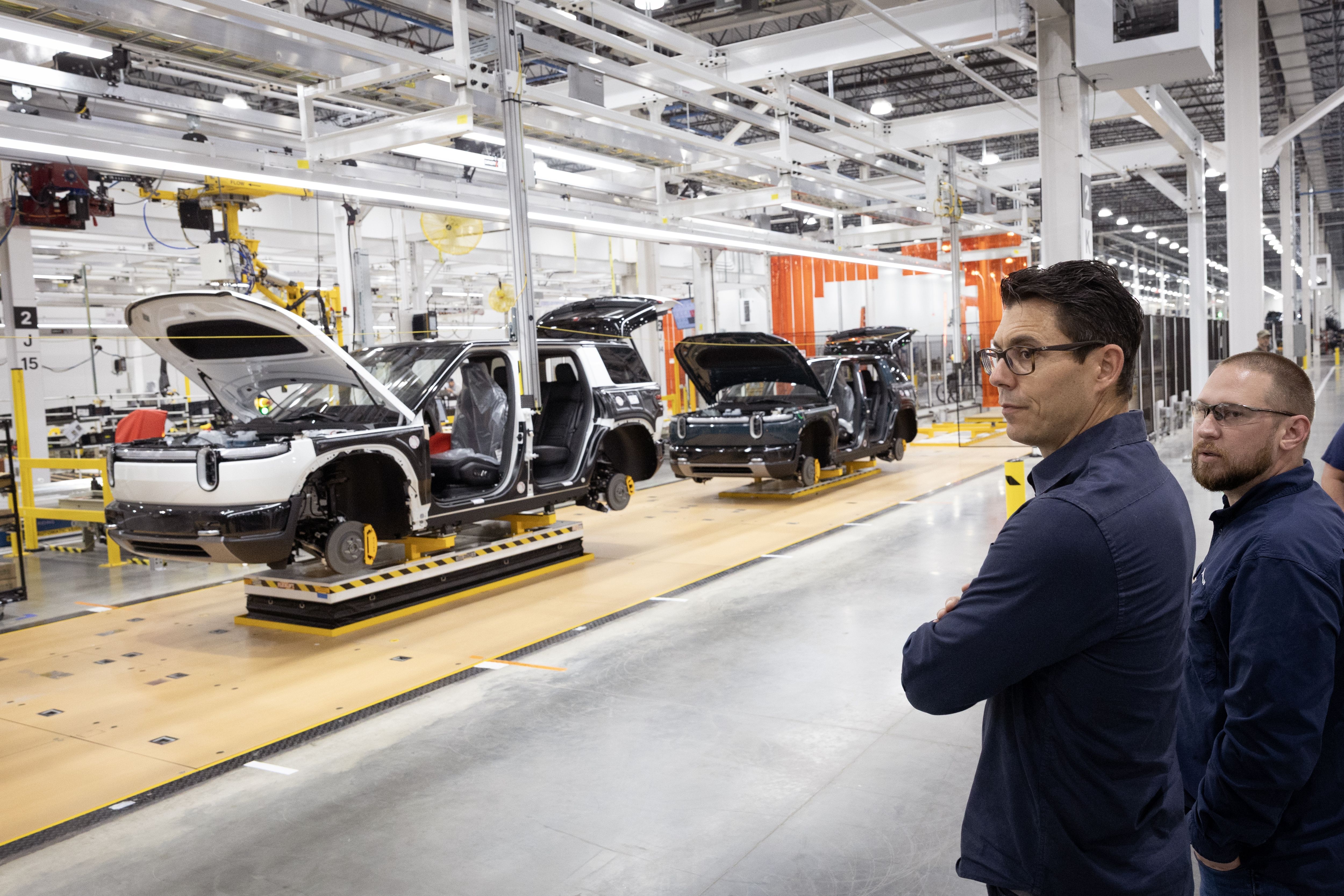 Rivian assemblyline.