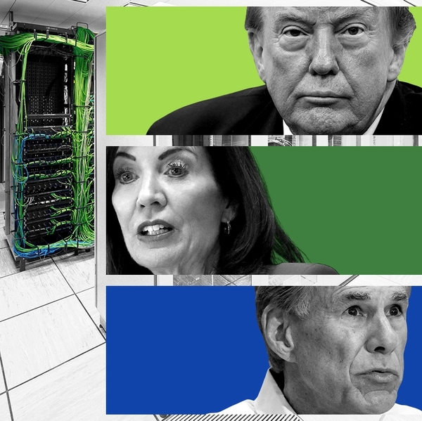 Trump, Hochul, and Abbott.
