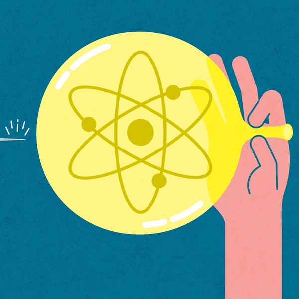 Popping a nuclear bubble.