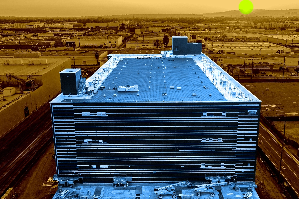 A data center.