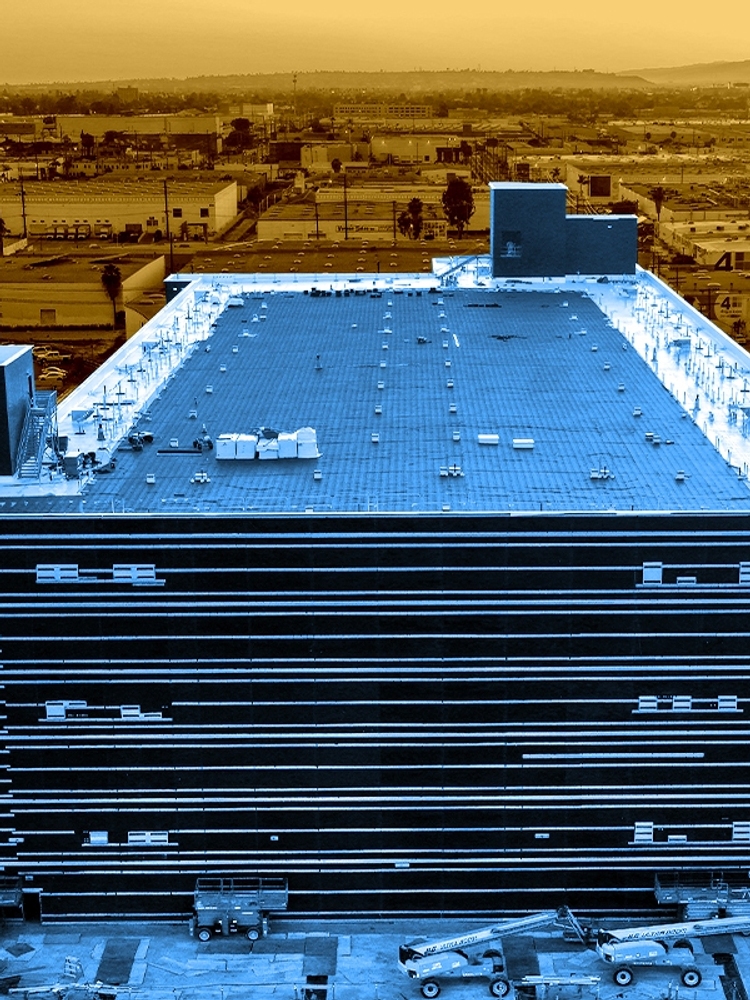 A data center.