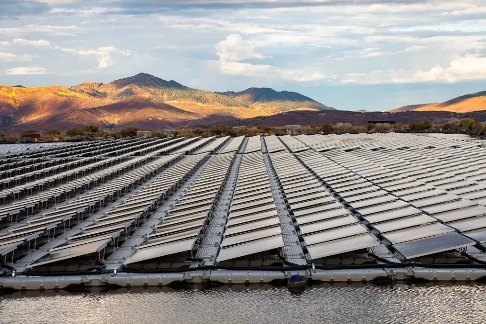 A solar farm in Utah.
