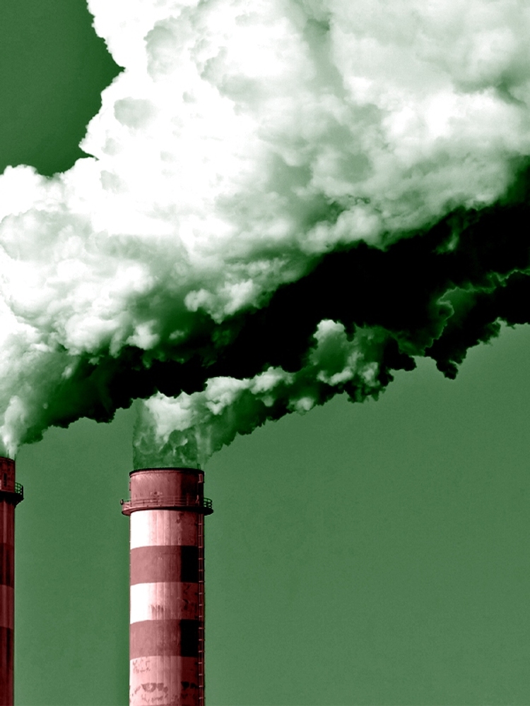 Smokestacks.
