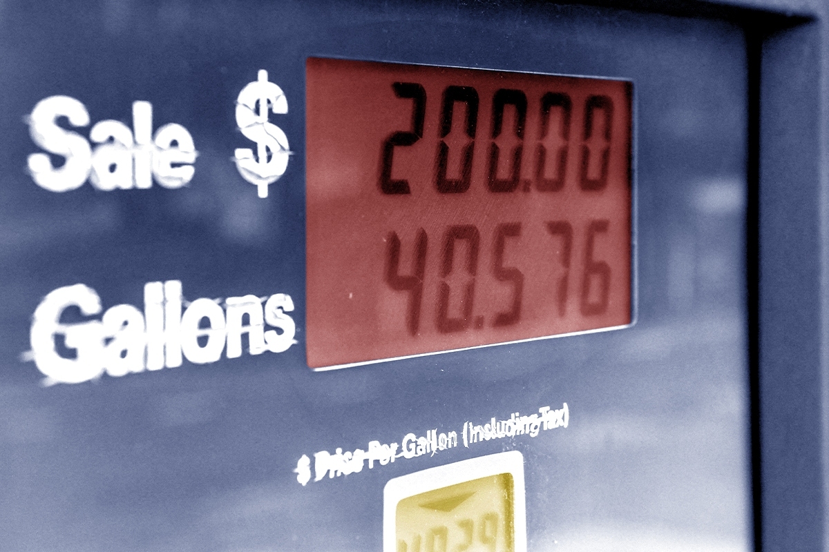 A gas pump.