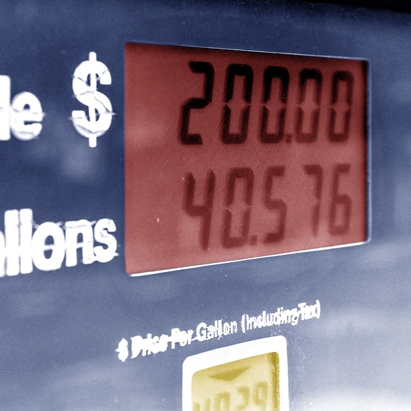A gas pump.