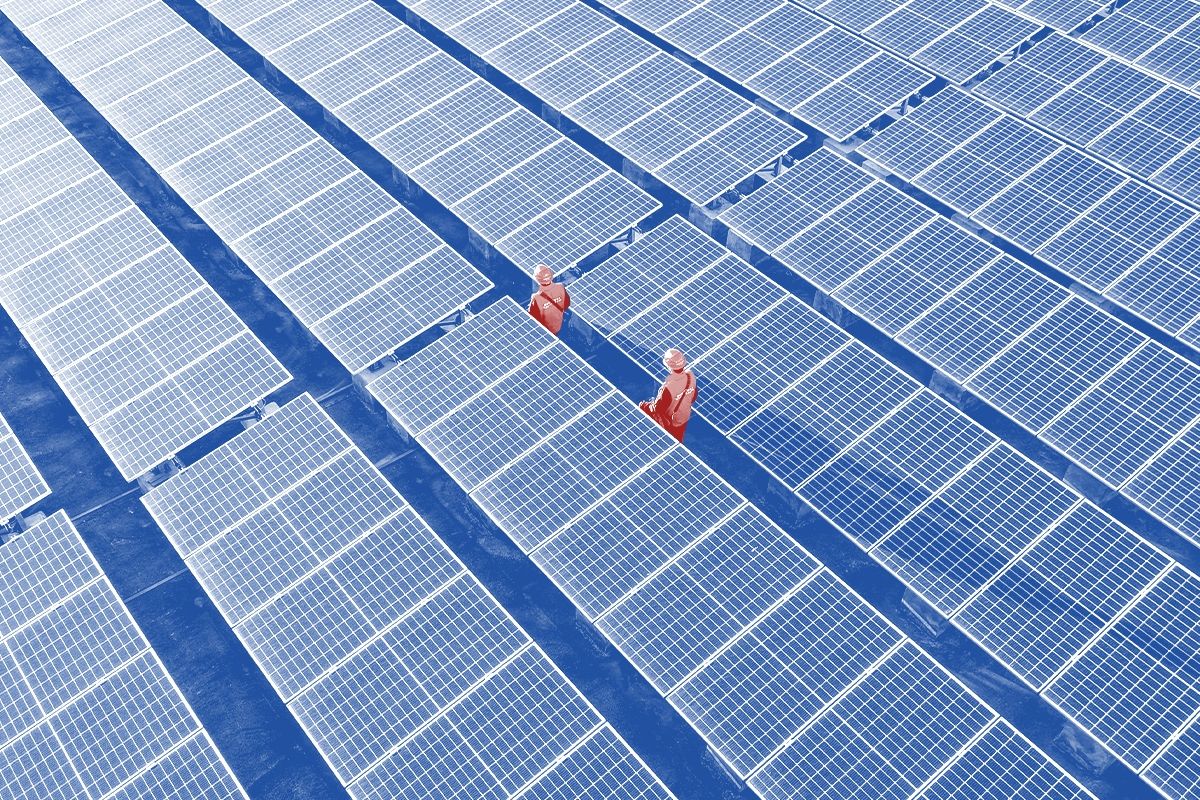Solar workers.