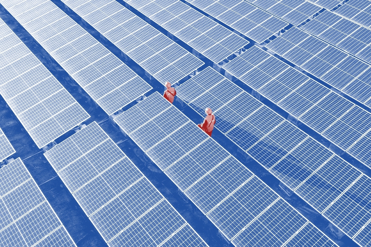 Solar workers.