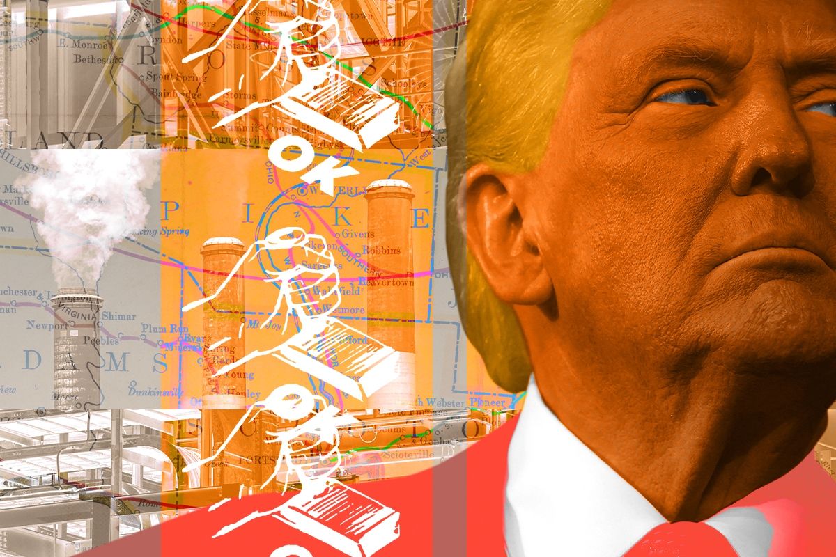 Donald Trump and rubber stamps.