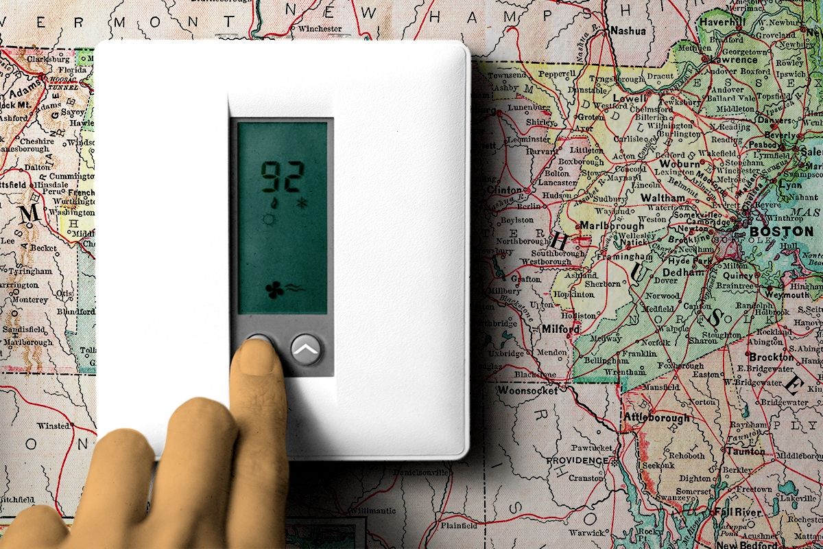A Massachusetts thermostat.