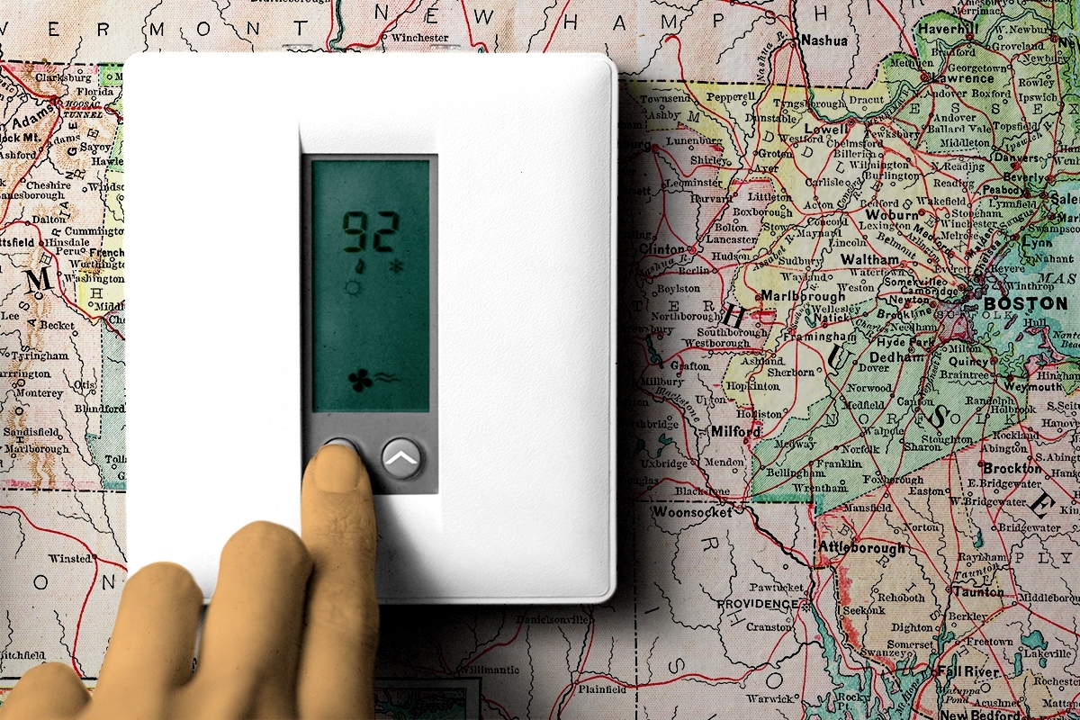 A Massachusetts thermostat.