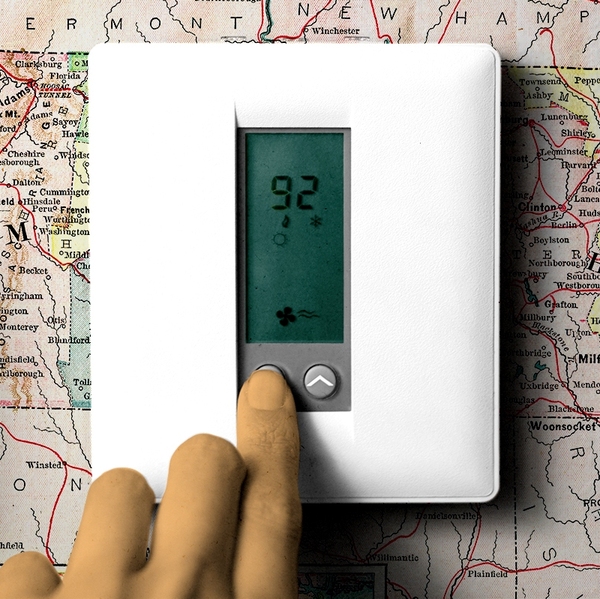 A Massachusetts thermostat.