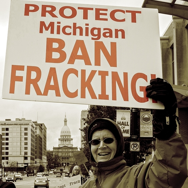 Fracking protesters.