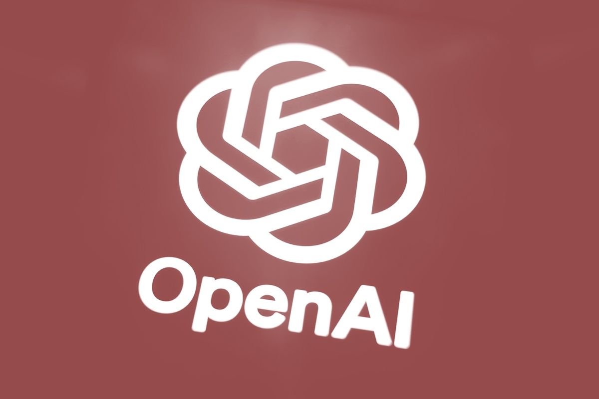 The OpenAI logo.