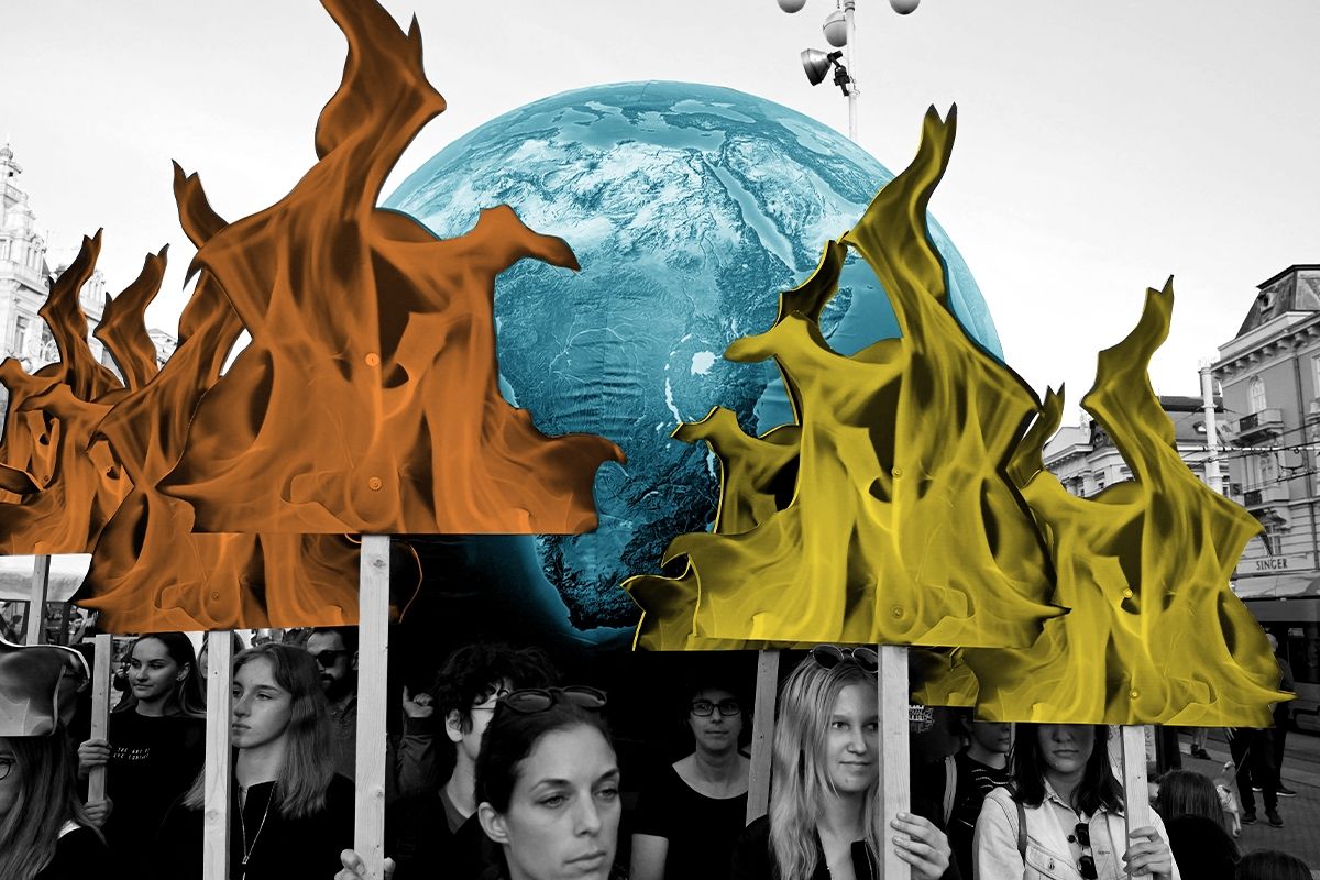 Climate protester.
