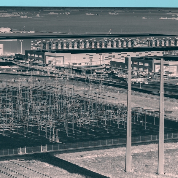 A data center.