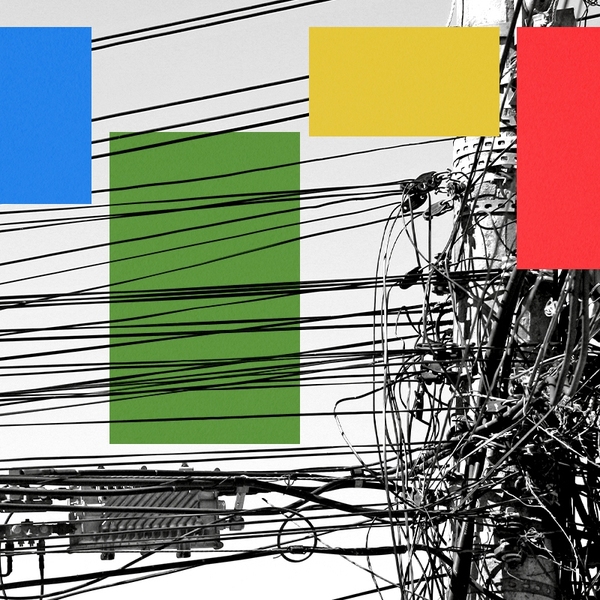 Power lines.
