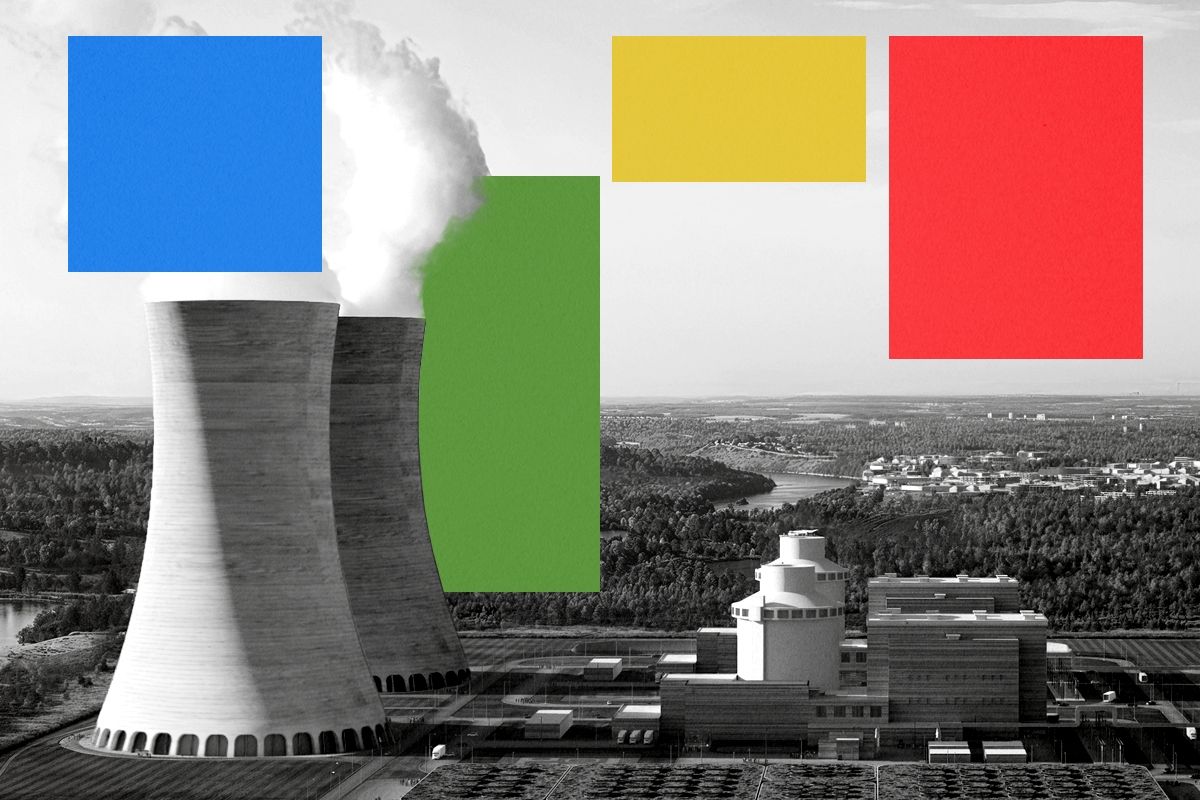 A nuclear plant.