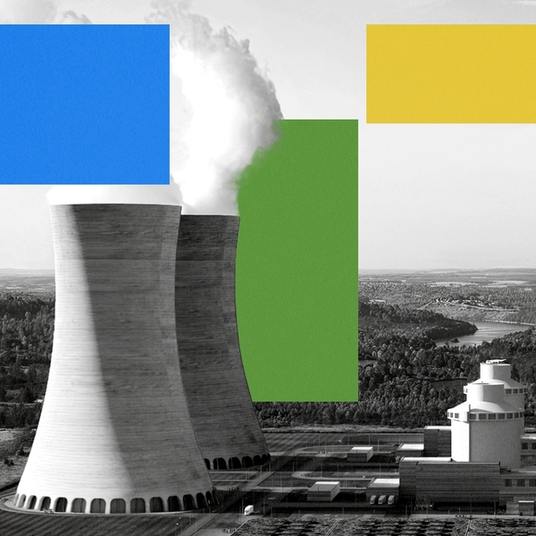 A nuclear plant.