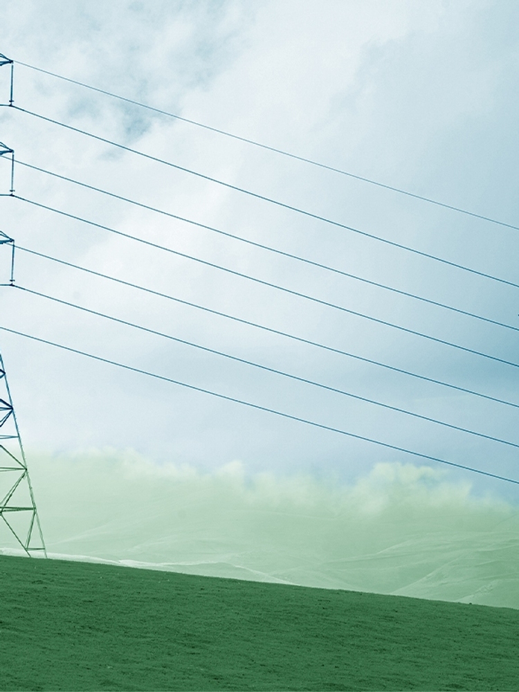 Power lines.