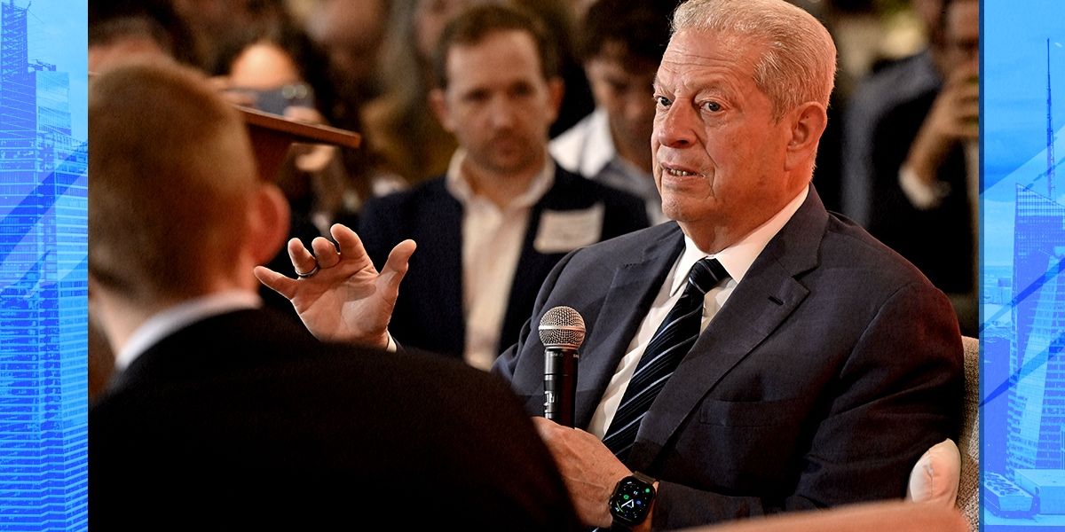 Al Gore marks 20 years of climate advocacy with optimism on renewables